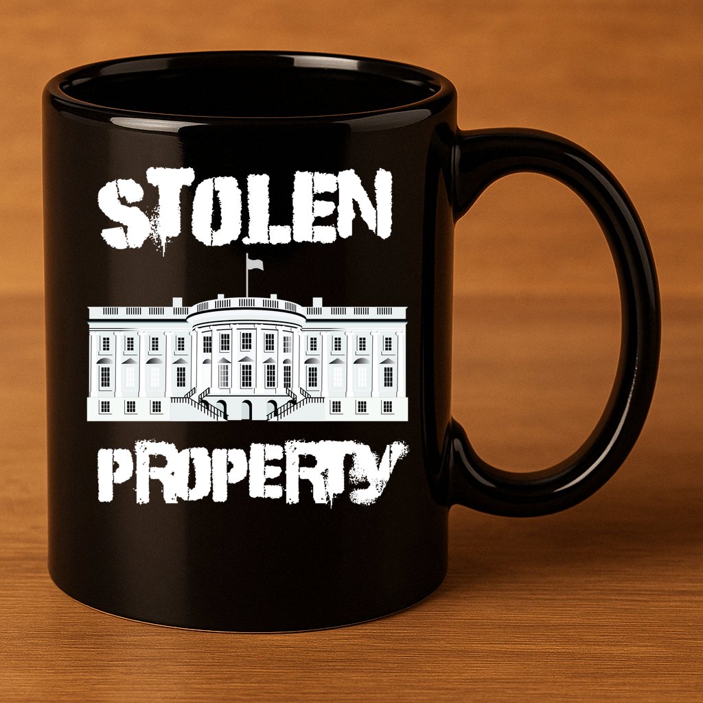 Stolen Property White House 11oz C Handle Ceramic Mug