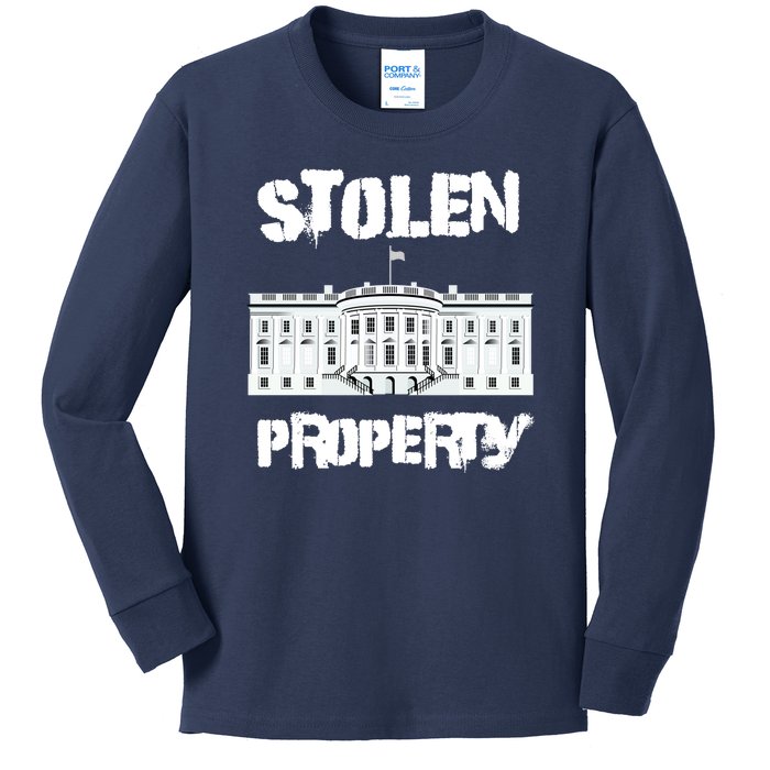 Stolen Property White House Kids Long Sleeve Shirt