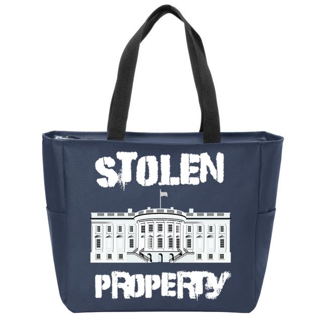 Stolen Property White House Zip Tote Bag