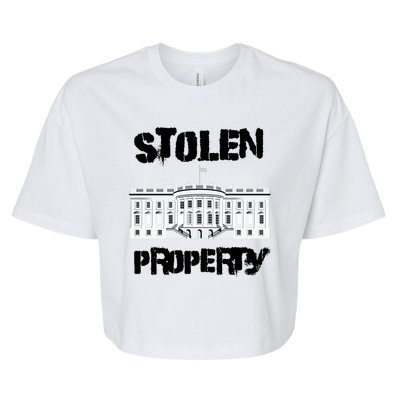 Stolen Property White House Bella+Canvas Jersey Crop Tee