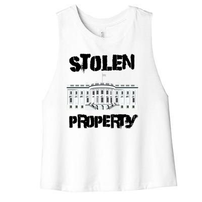 Stolen Property White House Women's Racerback Cropped Tank