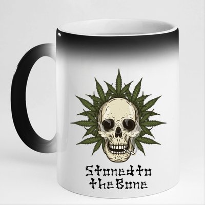 Stoned To The Bone 11oz Black Color Changing Mug