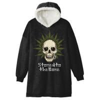 Stoned To The Bone Hooded Wearable Blanket