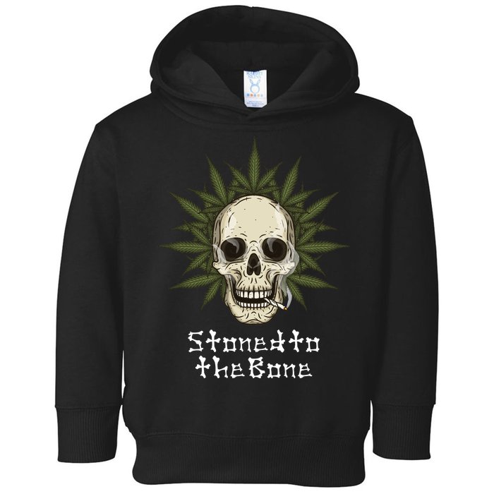 Stoned To The Bone Toddler Hoodie