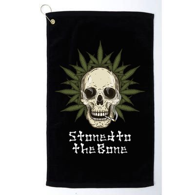 Stoned To The Bone Golf Towel