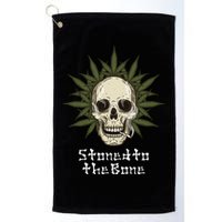 Stoned To The Bone Golf Towel