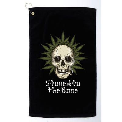 Stoned To The Bone Platinum Collection Golf Towel