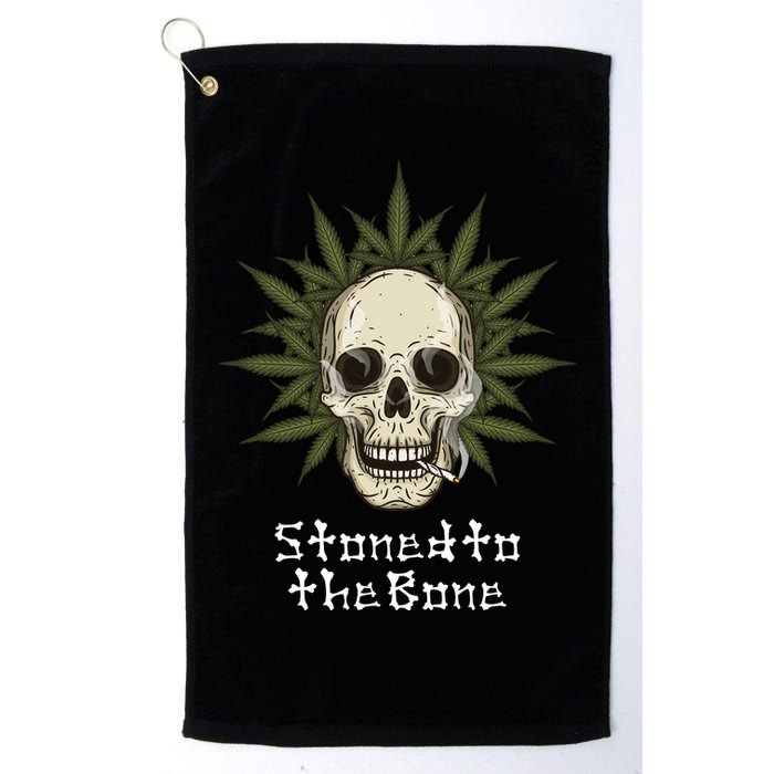 Stoned To The Bone Golf Towel