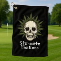 Stoned To The Bone Golf Towel