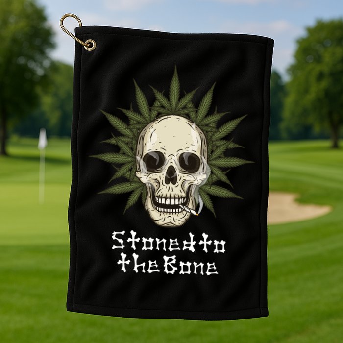 Stoned To The Bone Golf Towel