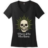 Stoned To The Bone Women's V-Neck T-Shirt