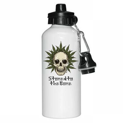 Stoned To The Bone Aluminum Water Bottle