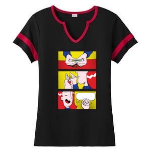 Stoner Comic Ladies Halftime Notch Neck Tee