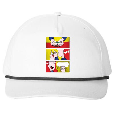 Stoner Comic Snapback Five-Panel Rope Hat