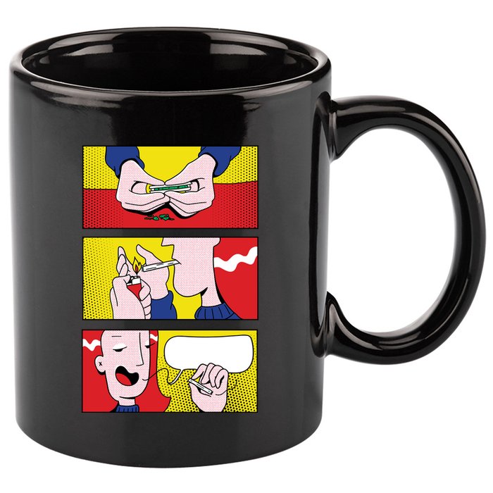 Stoner Comic 11oz C Handle Ceramic Mug