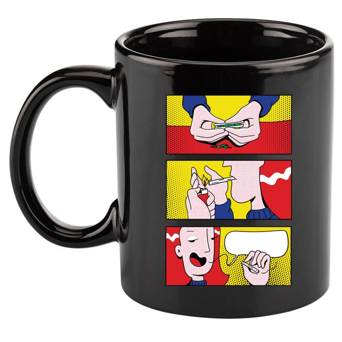 Stoner Comic 11oz C Handle Ceramic Mug