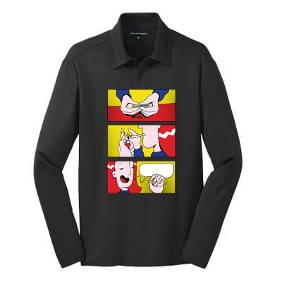 Stoner Comic Silk Touch Performance Long Sleeve Polo