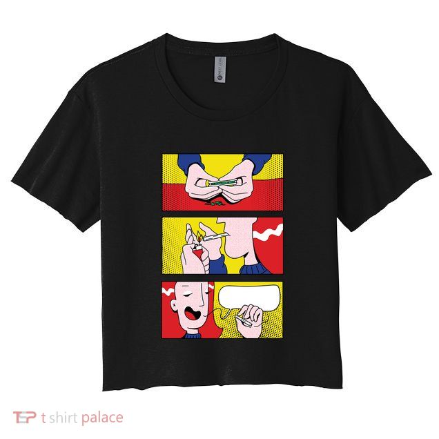 Stoner Comic Crop Top