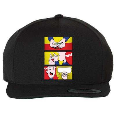 Stoner Comic Wool Snapback Cap