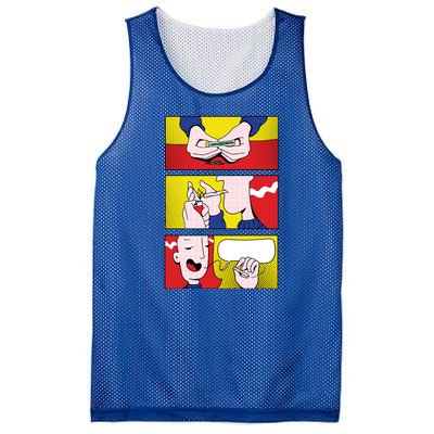 Stoner Comic Mesh Reversible Basketball Jersey Tank