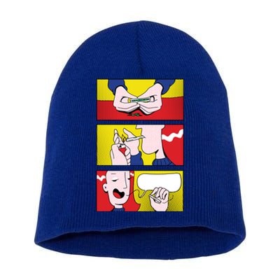 Stoner Comic Short Acrylic Beanie