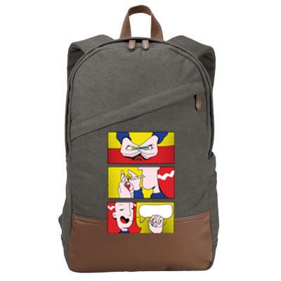 Stoner Comic Cotton Canvas Backpack