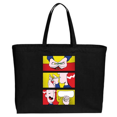 Stoner Comic Cotton Canvas Jumbo Tote