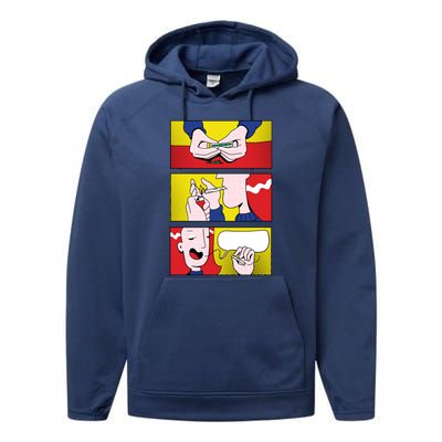 Stoner Comic Performance Fleece Hoodie