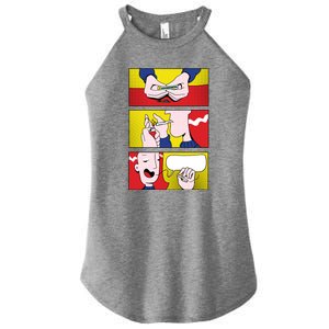 Stoner Comic Women's Perfect Tri Rocker Tank