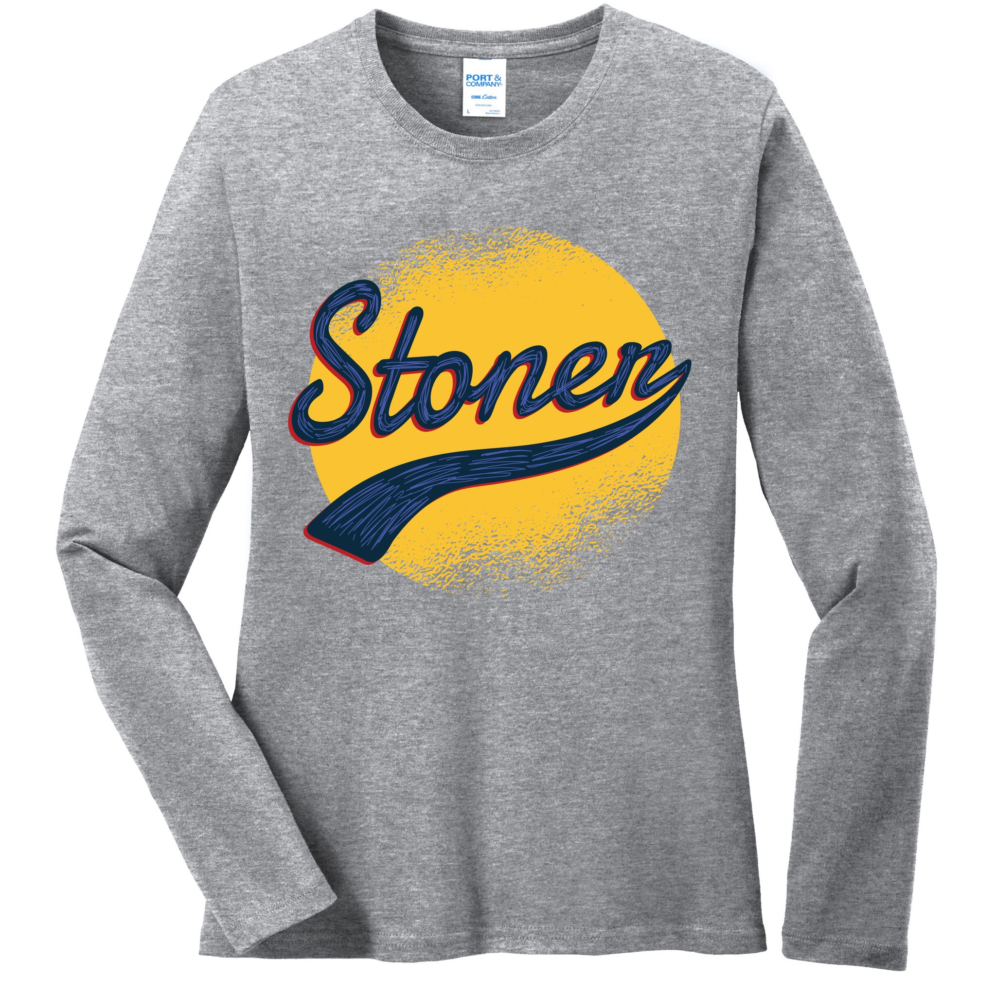 Stoner Vintage Ladies Long Sleeve Shirt