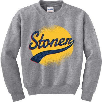 Stoner Vintage Kids Sweatshirt