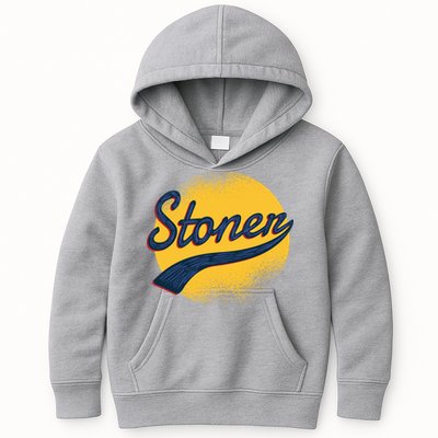 Stoner Vintage Kids Hoodie