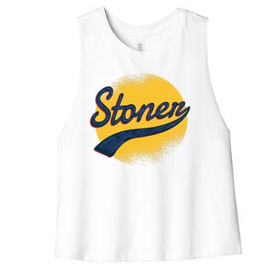 Stoner Vintage Women's Racerback Cropped Tank