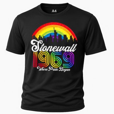 Stonewall 1969 Where Pride Began LGBT Rainbow Performance Shirt