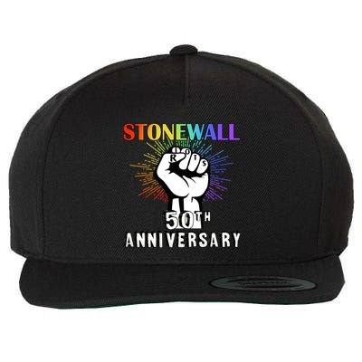 Stonewall Riots 50th Anniversary Fist Wool Snapback Cap