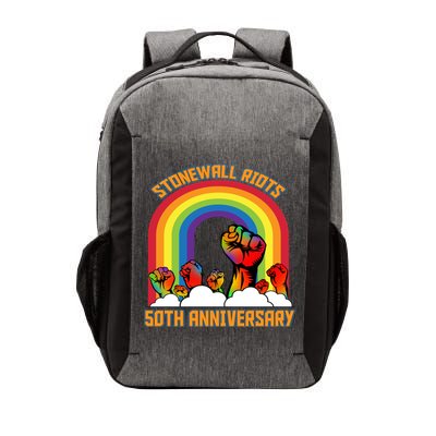 Stonewall Riots 50th Anniversary Rainbow Vector Backpack