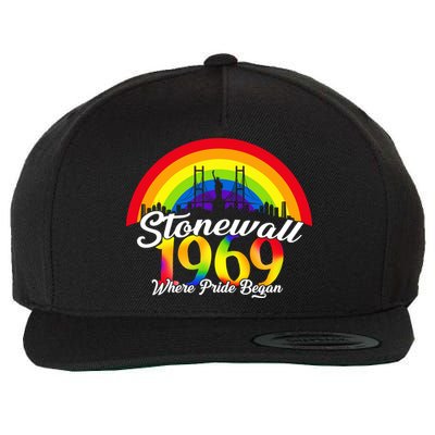 Stonewall Where Pride Began 1969 LGBT Wool Snapback Cap