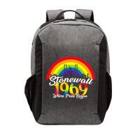 Stonewall Where Pride Began 1969 LGBT Vector Backpack