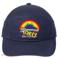 Stonewall Where Pride Began 1969 LGBT 7-Panel Snapback Hat