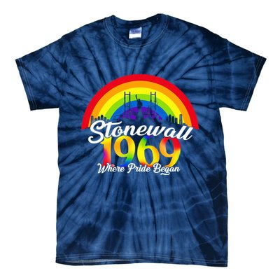 Stonewall Where Pride Began 1969 LGBT Tie-Dye T-Shirt