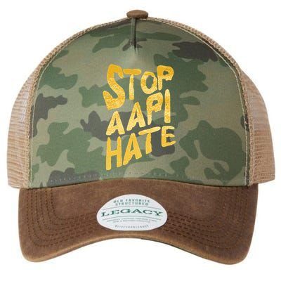 Stop AAPI Hate Painted Legacy Tie Dye Trucker Hat