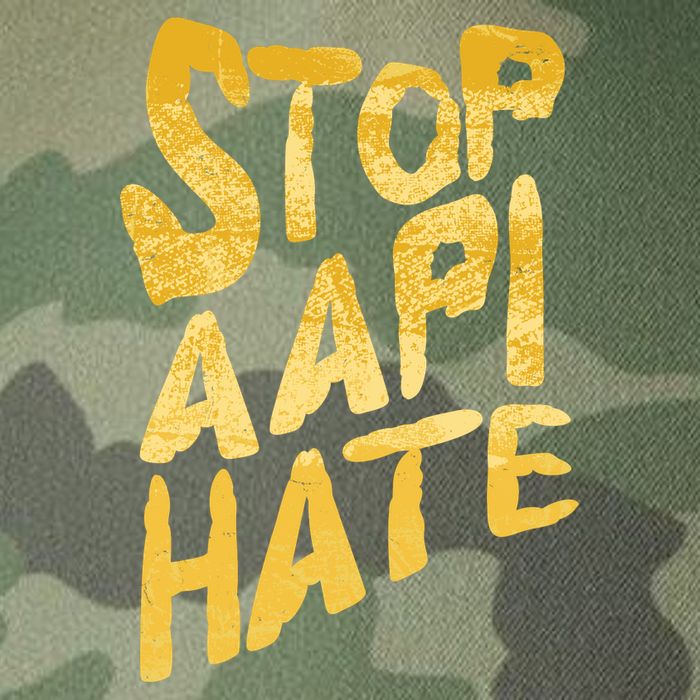 Stop AAPI Hate Painted Legacy Tie Dye Trucker Hat