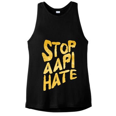 Stop AAPI Hate Painted Ladies PosiCharge Tri-Blend Wicking Tank