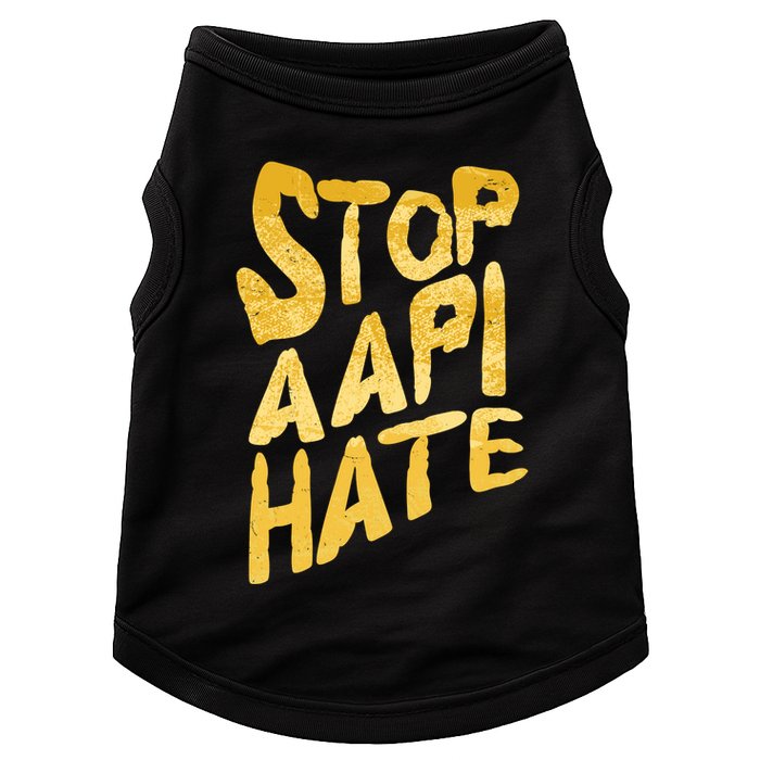 Stop AAPI Hate Painted Doggie Tank