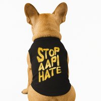 Stop AAPI Hate Painted Doggie Tank