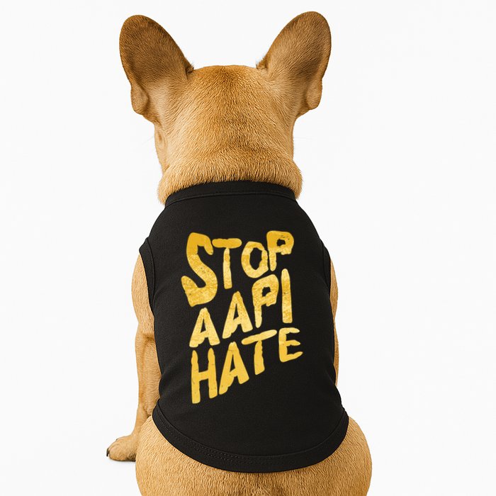 Stop AAPI Hate Painted Doggie Tank