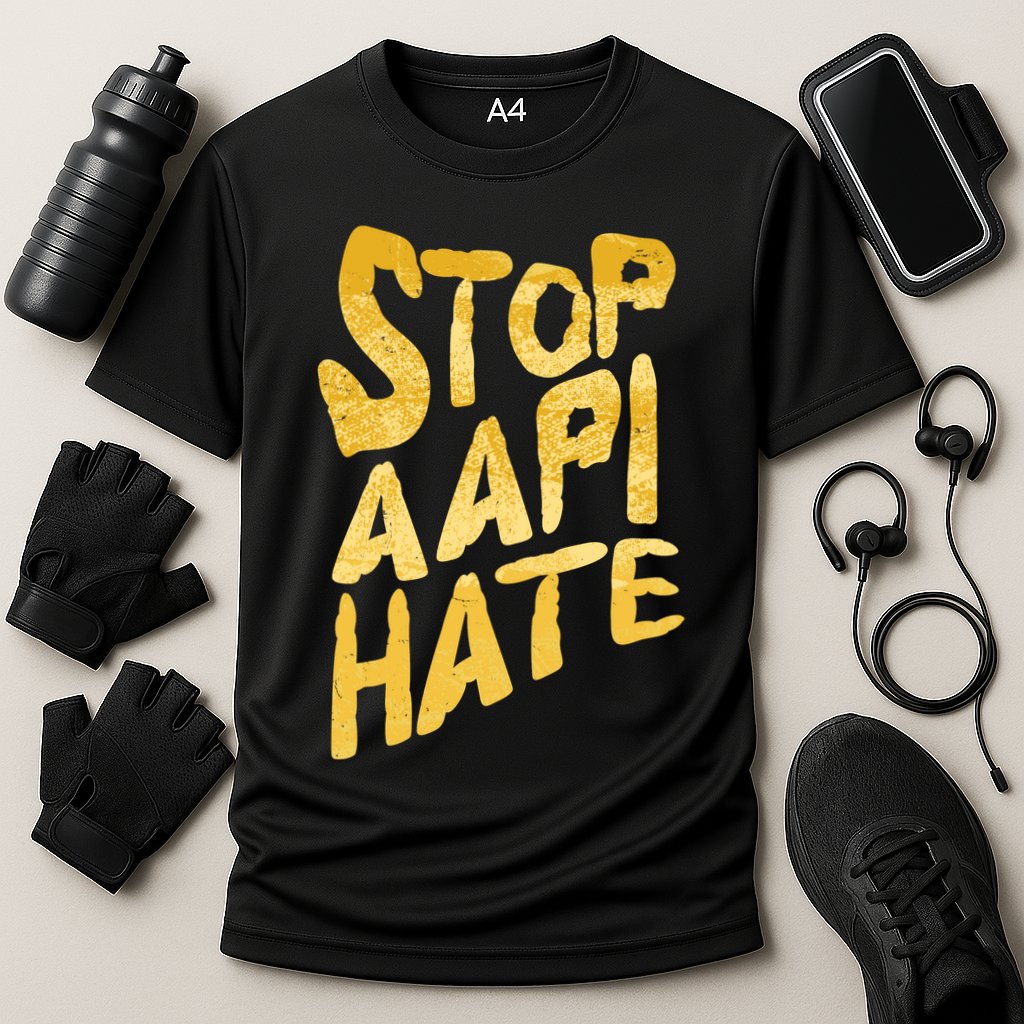 Stop AAPI Hate Painted Performance Shirt