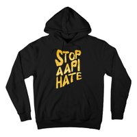 Stop AAPI Hate Painted Hoodie