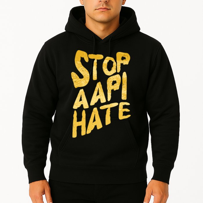 Stop AAPI Hate Painted Hoodie