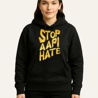 Stop AAPI Hate Painted Hoodie